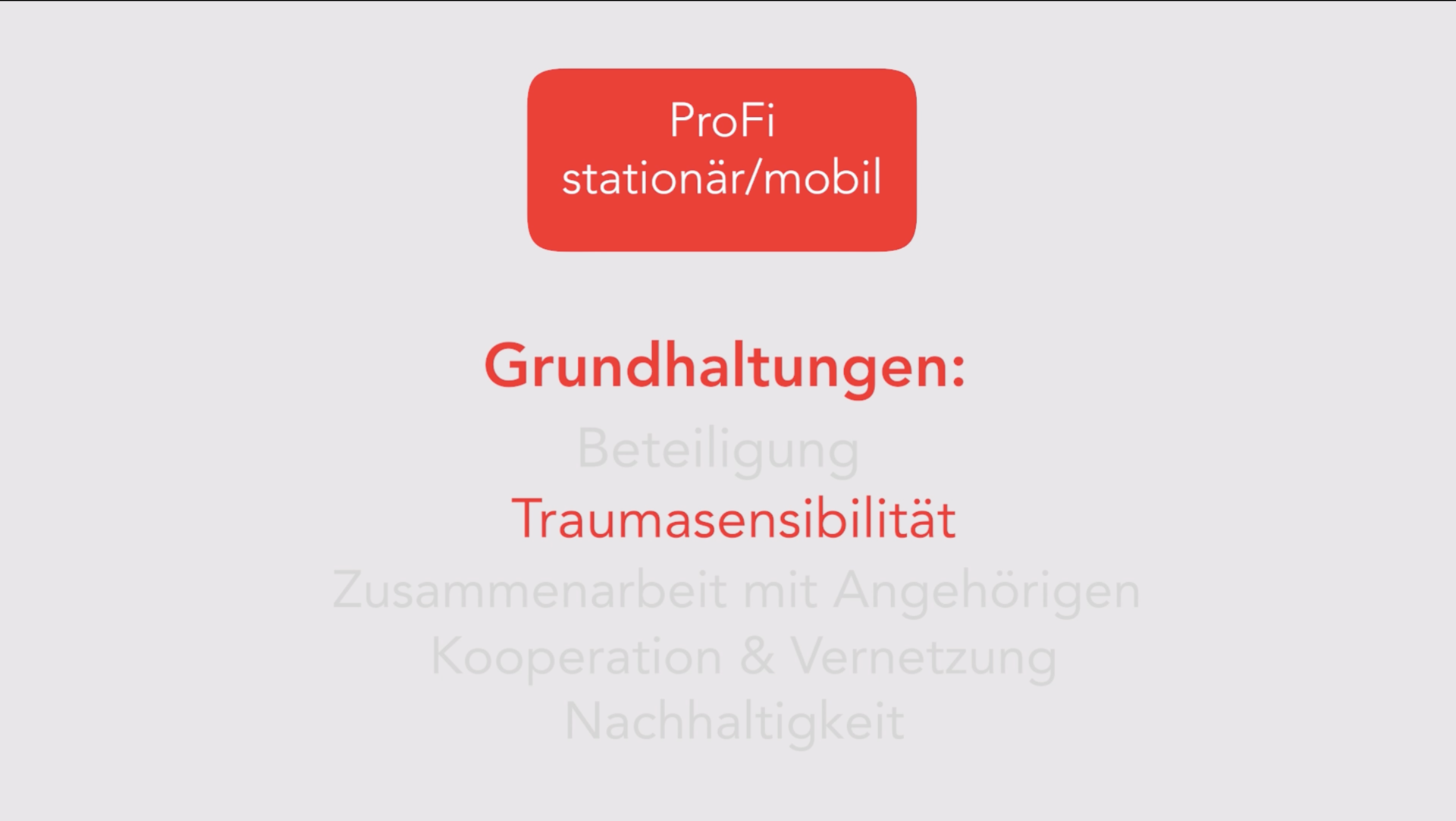Traumasensibilität