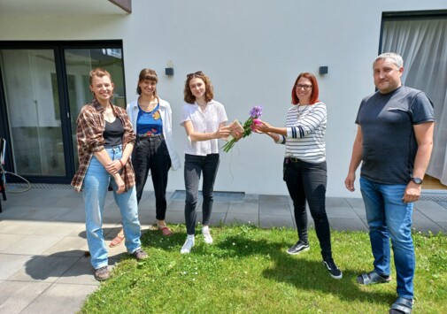 Start-Up spendet an Wohngemeinschaft Brixlegg