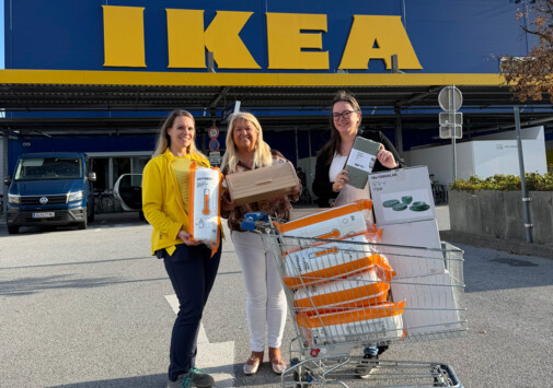 Großzügige Produktspende von IKEA Salzburg