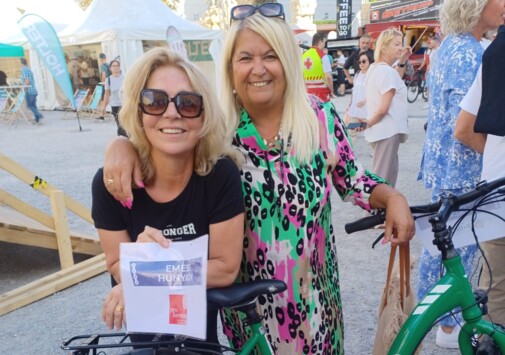 Emese Hunyady für Pro Juventute beim 3. Cyclodome