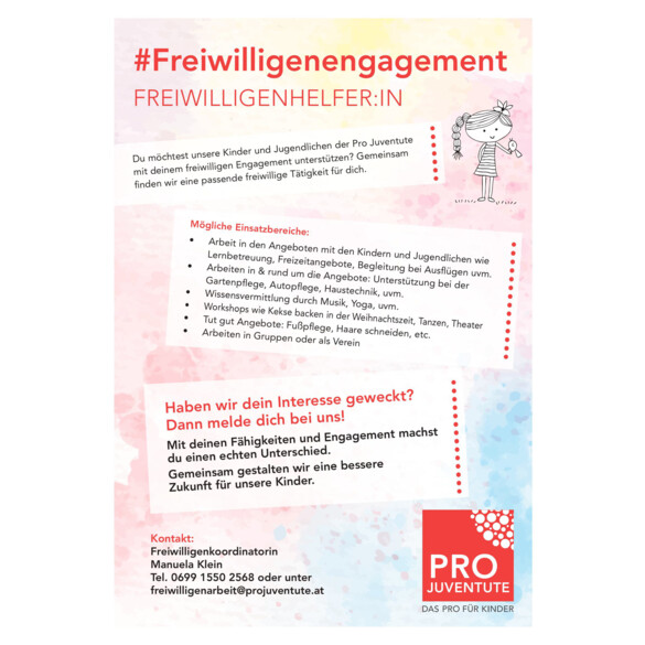 Engagementkarte Freiwilligenarbeit