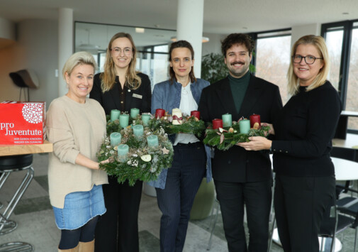 Adventkranzspende vom Sheraton Grand Salzburg